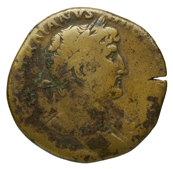 RIC II, Part 3 (second edition) Hadrian 244, аверс, bnf_ocre