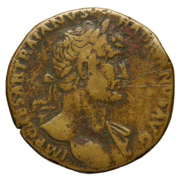 RIC II, Part 3 (second edition) Hadrian 244, аверс, bnf_ocre