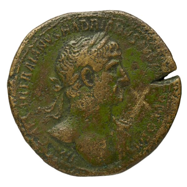 RIC II, Part 3 (second edition) Hadrian 262, аверс, bnf_ocre
