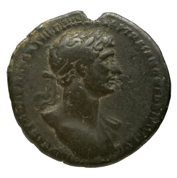 RIC II, Part 3 (second edition) Hadrian 156, аверс, bnf_ocre