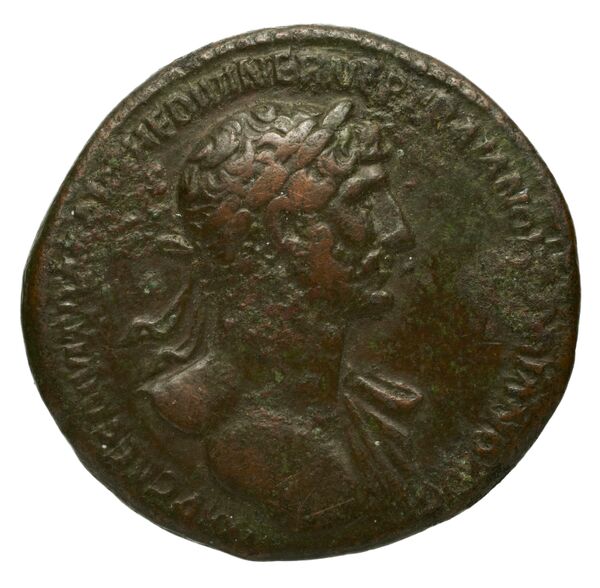 RIC II, Part 3 (second edition) Hadrian 156, аверс, bnf_ocre