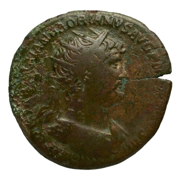 RIC II, Part 3 (second edition) Hadrian 609, аверс, bnf_ocre