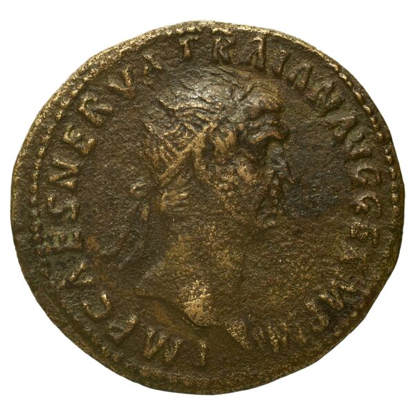 RIC II Trajan 385, аверс, bnf_ocre