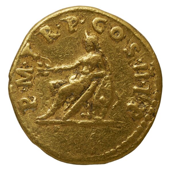 RIC II Trajan 5 (aureus), реверс, bnf_ocre
