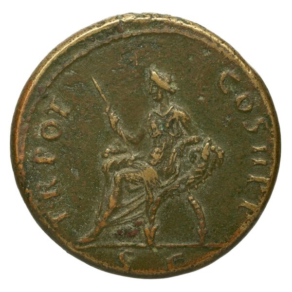 RIC II Trajan 398, реверс, bnf_ocre
