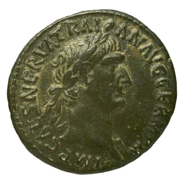 RIC II Trajan 402, аверс, bnf_ocre