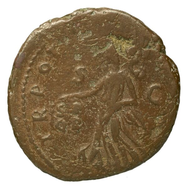 RIC II Trajan 402, реверс, bnf_ocre