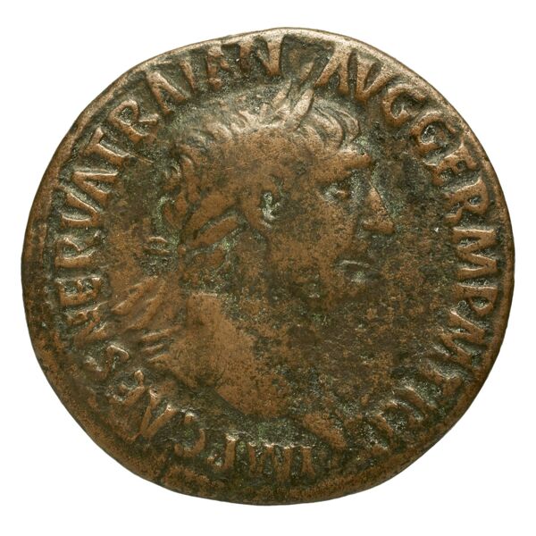 RIC II Trajan 408, аверс, bnf_ocre