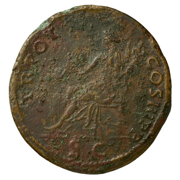 RIC II Trajan 412, реверс, bnf_ocre