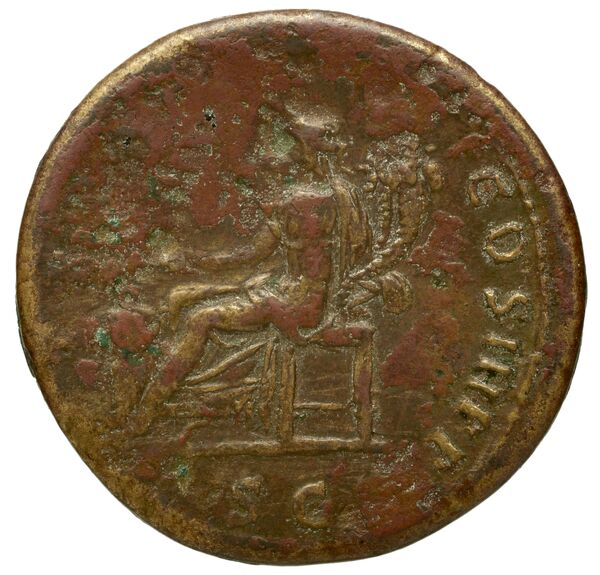 RIC II Trajan 412, реверс, bnf_ocre