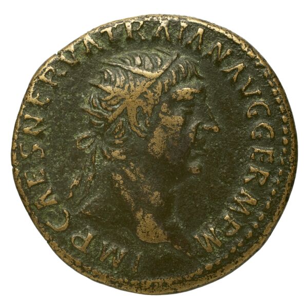 RIC II Trajan 411, аверс, bnf_ocre