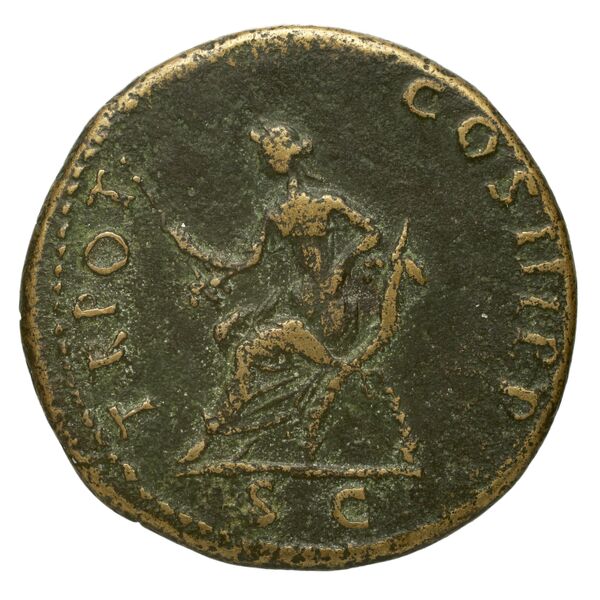 RIC II Trajan 411, реверс, bnf_ocre