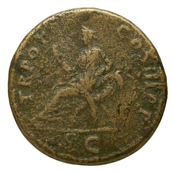 RIC II Trajan 411, реверс, bnf_ocre