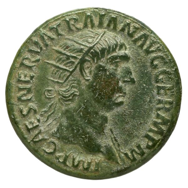 RIC II Trajan 411, аверс, bnf_ocre
