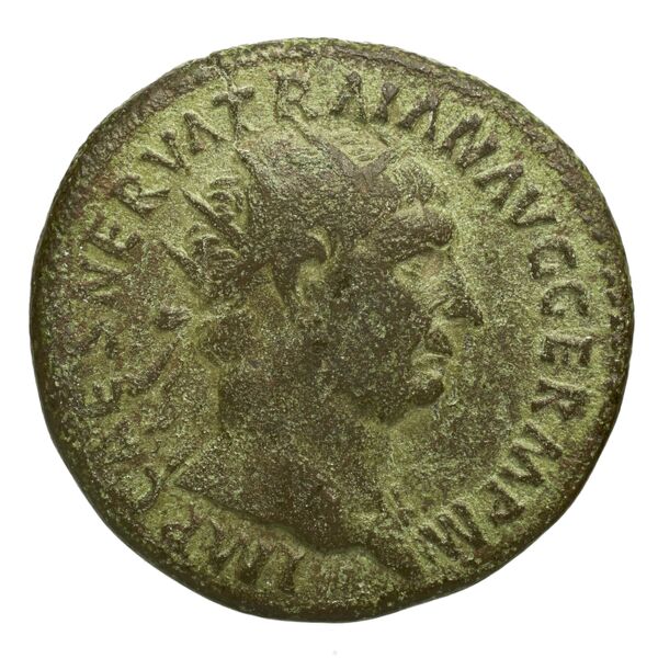 RIC II Trajan 411, аверс, bnf_ocre