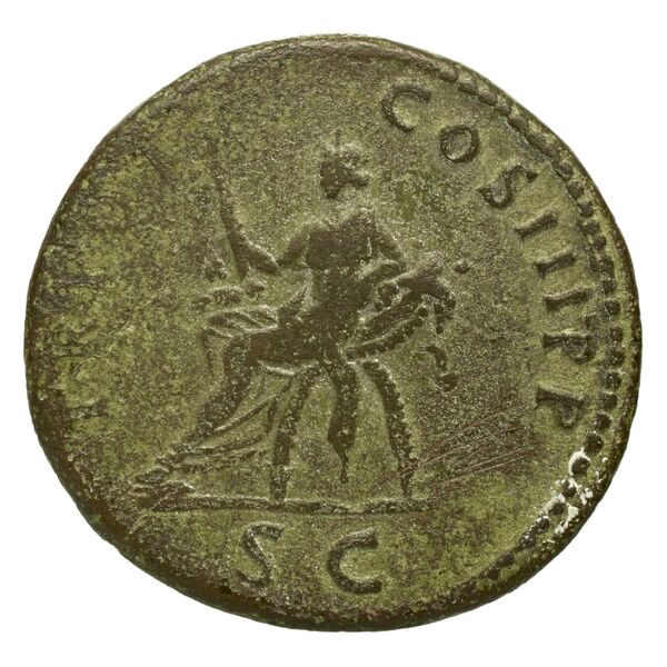 RIC II Trajan 411, реверс, bnf_ocre