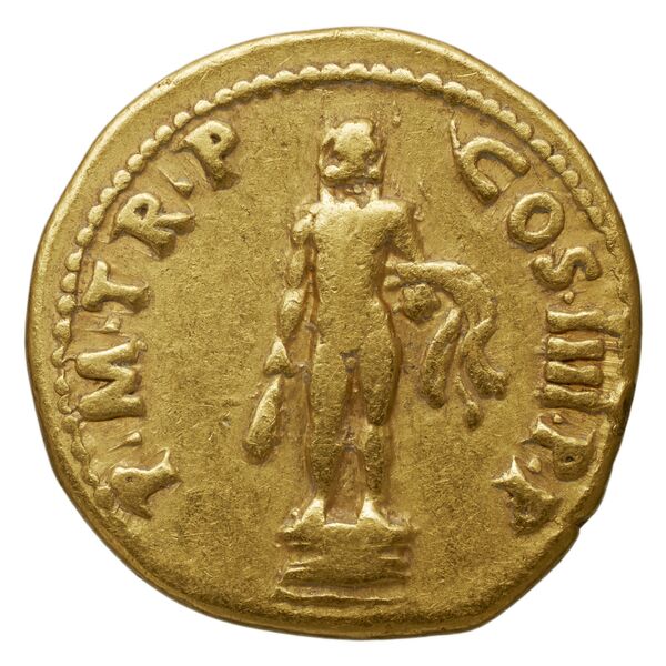 RIC II Trajan 49 (aureus), реверс, bnf_ocre