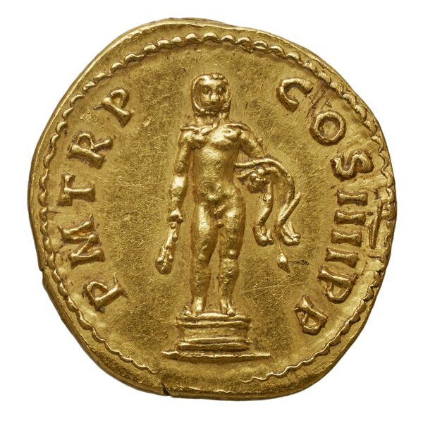 реверс RIC II Trajan 50 (aureus)