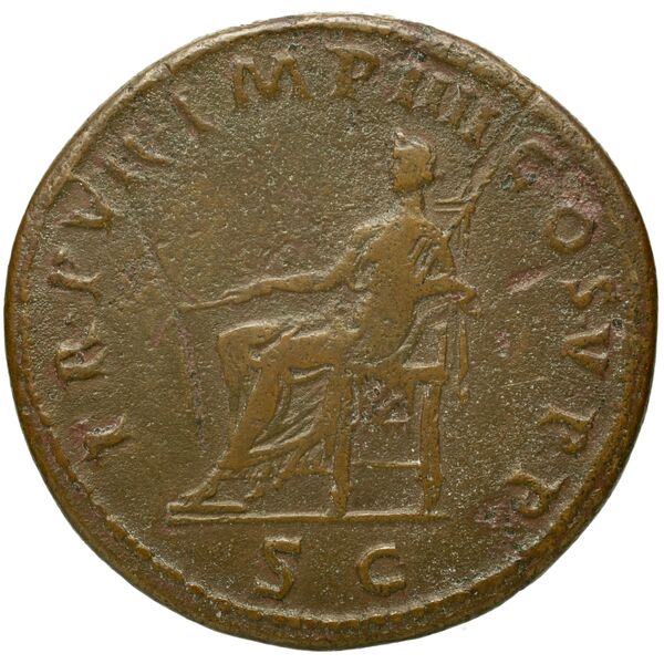 RIC II Trajan 455, реверс, bnf_ocre