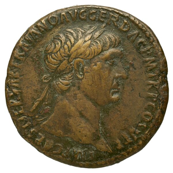 RIC II Trajan 547, аверс, bnf_ocre