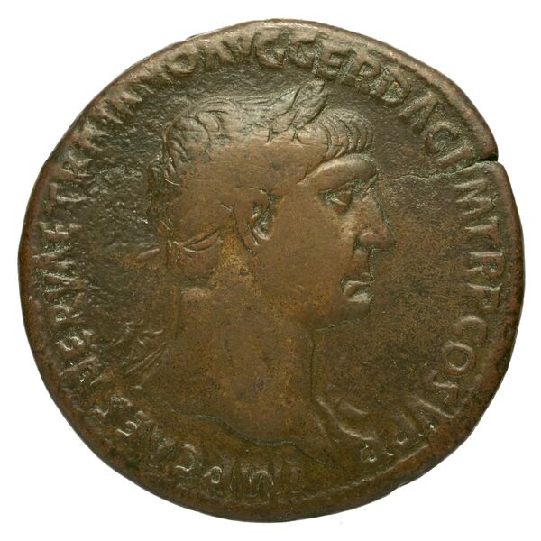RIC II Trajan 553, аверс, bnf_ocre