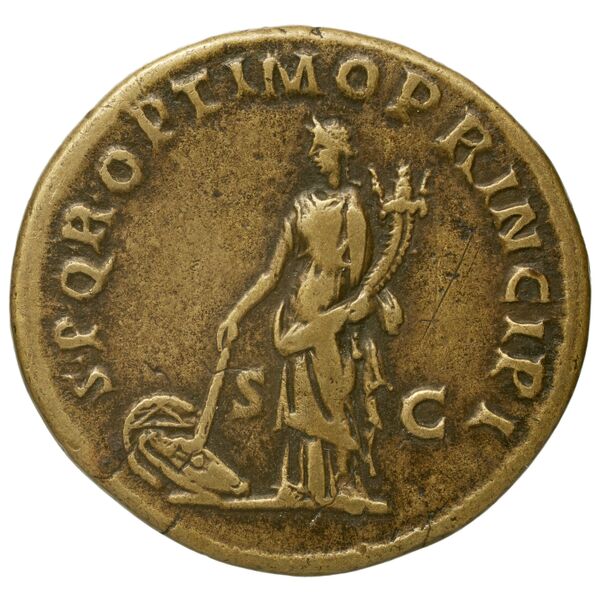 RIC II Trajan 507, реверс, bnf_ocre