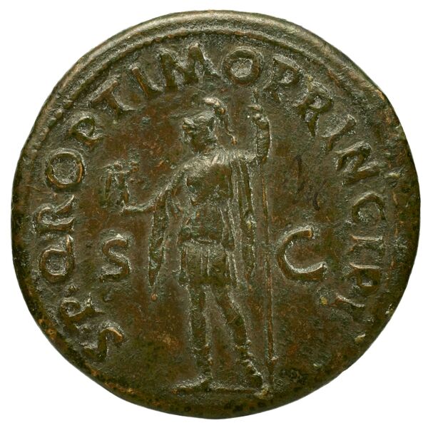 реверс RIC II Trajan 483 (sestertius)