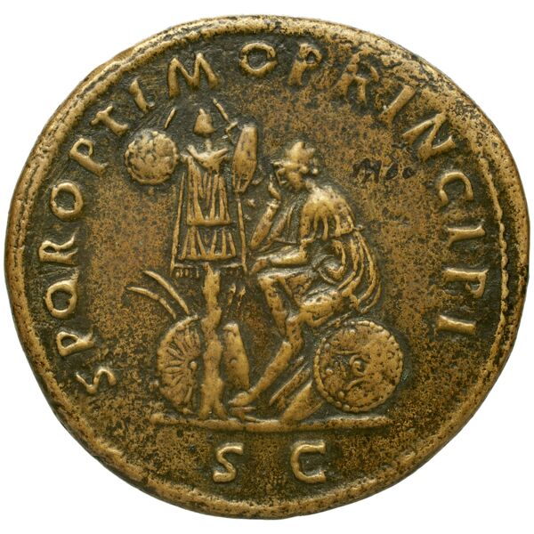 RIC II Trajan 564, реверс, bnf_ocre