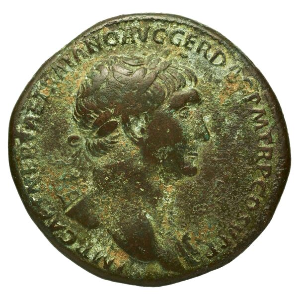 RIC II Trajan 568, аверс, bnf_ocre
