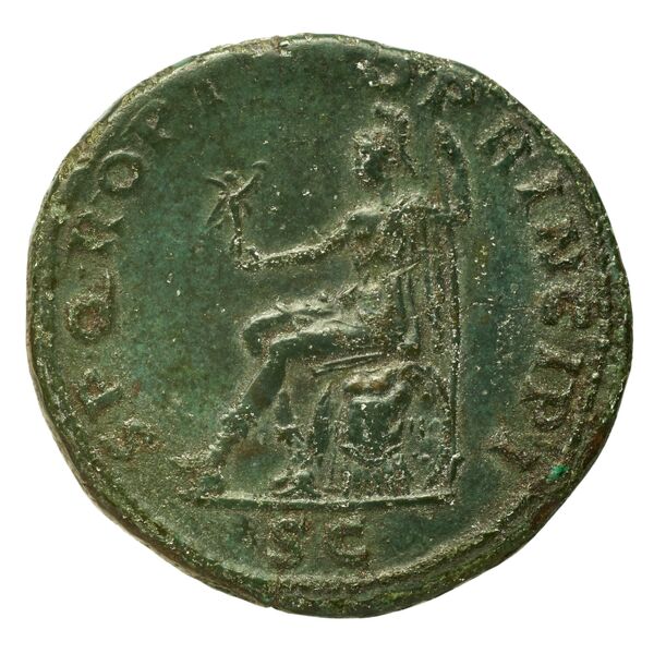RIC II Trajan 490, реверс, bnf_ocre