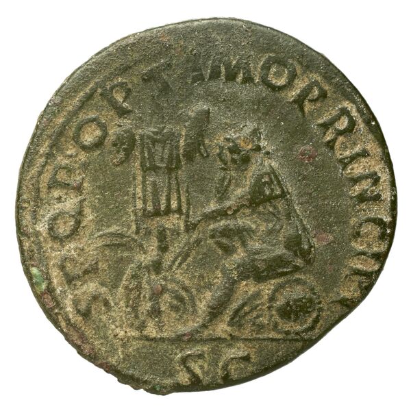 RIC II Trajan 563, реверс, bnf_ocre