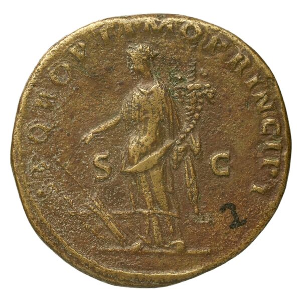 RIC II Trajan 502, реверс, bnf_ocre