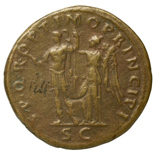 RIC II Trajan 550, реверс, bnf_ocre