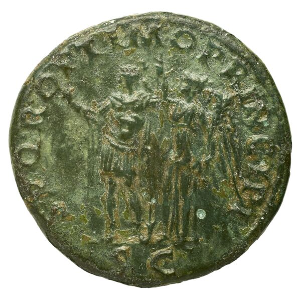 RIC II Trajan 550, реверс, bnf_ocre