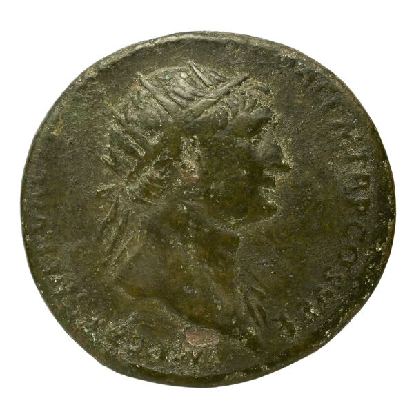 RIC II Trajan 538, аверс, bnf_ocre