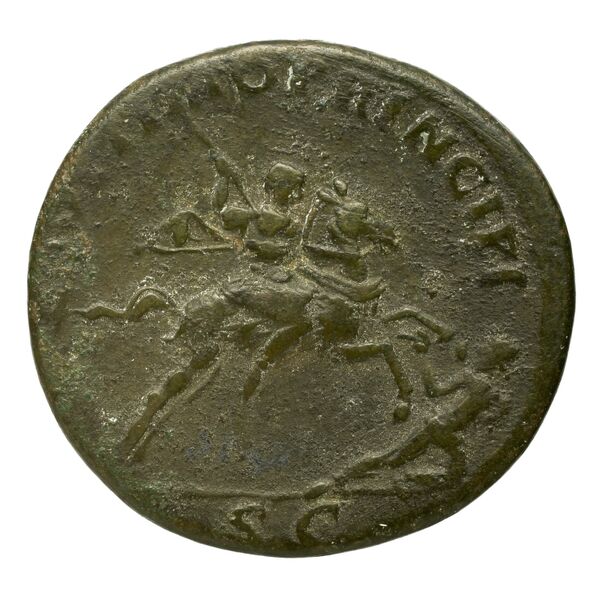 RIC II Trajan 538, реверс, bnf_ocre