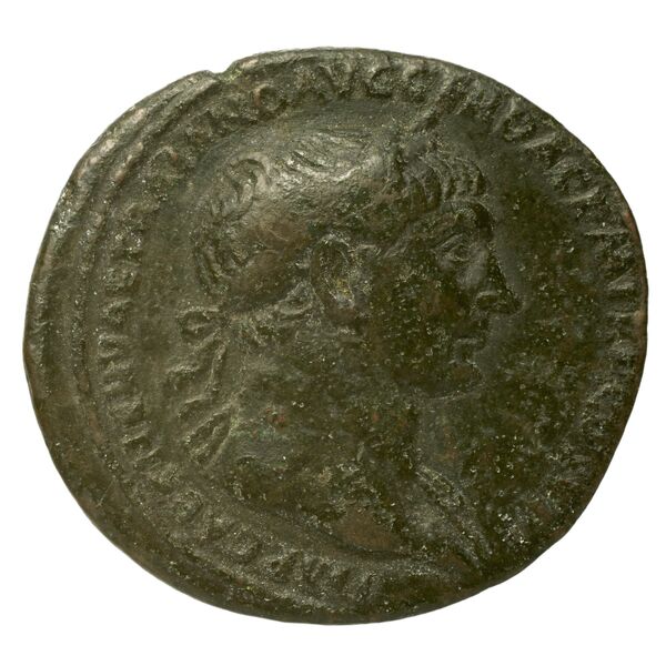 RIC II Trajan 561, аверс, bnf_ocre
