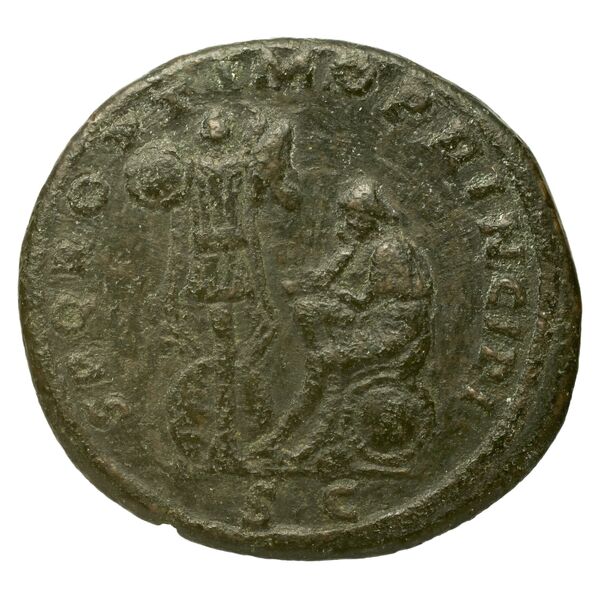 RIC II Trajan 561, реверс, bnf_ocre
