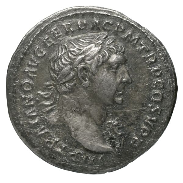 RIC II Trajan 187, аверс, bnf_ocre