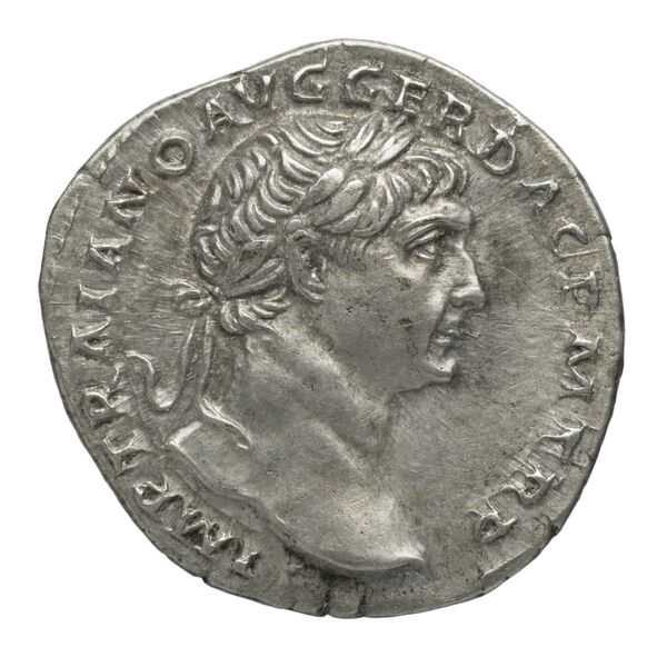 RIC II Trajan 91, аверс, bnf_ocre