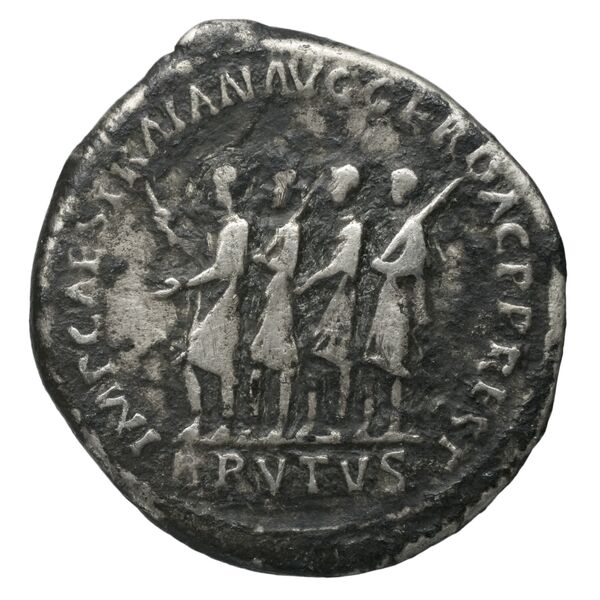 RIC II Trajan 797, реверс, bnf_ocre