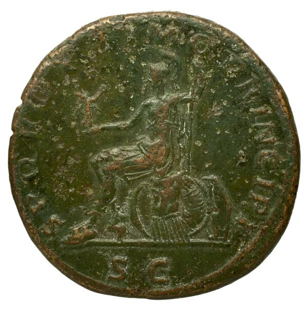 реверс RIC II Trajan 489 (sestertius)