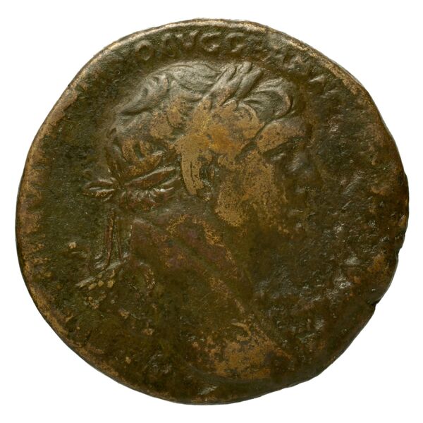 RIC II Trajan 564, аверс, bnf_ocre