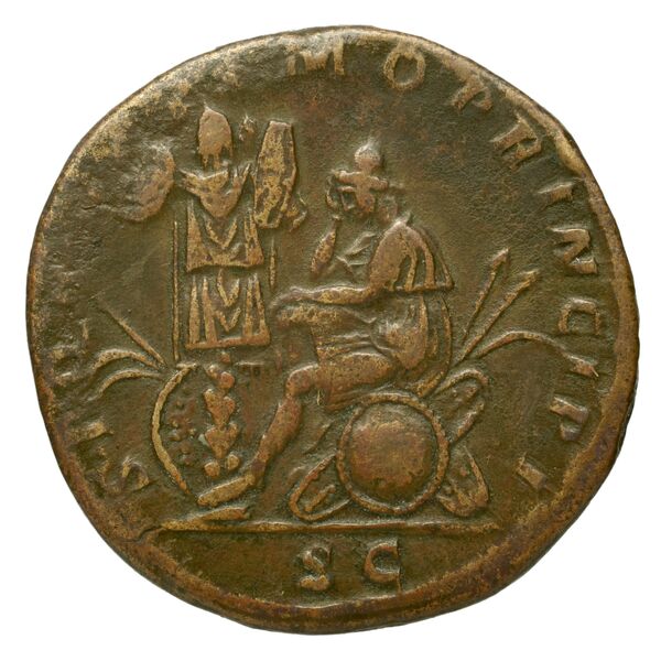 RIC II Trajan 564, реверс, bnf_ocre
