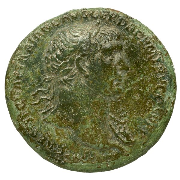 RIC II Trajan 560, аверс, bnf_ocre