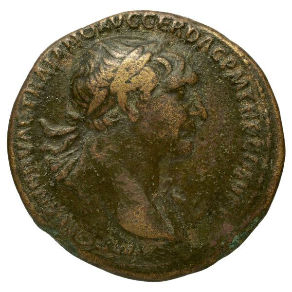 RIC II Trajan 560, аверс, bnf_ocre