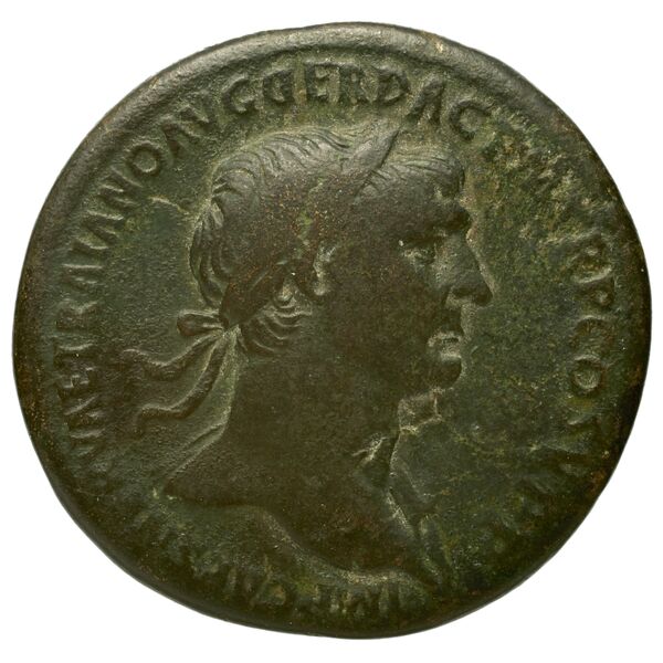 RIC II Trajan 556, аверс, bnf_ocre