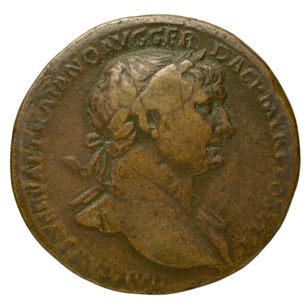 RIC II Trajan 473, аверс, bnf_ocre