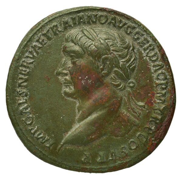 RIC II Trajan 535, аверс, bnf_ocre