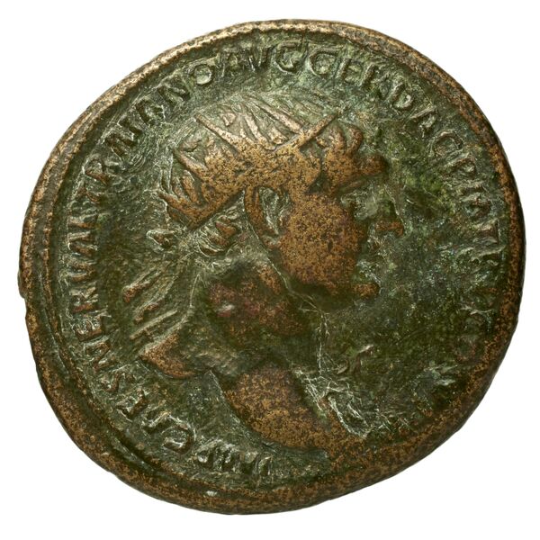 RIC II Trajan 487, аверс, bnf_ocre